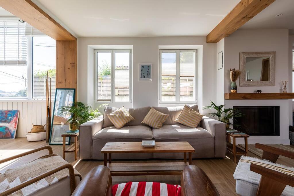 Beautiful Beach House In Front Of The Ocean Biarritz Exterior photo